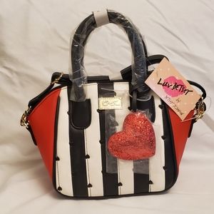 Betsy Johnson Mini Satchel Handbag